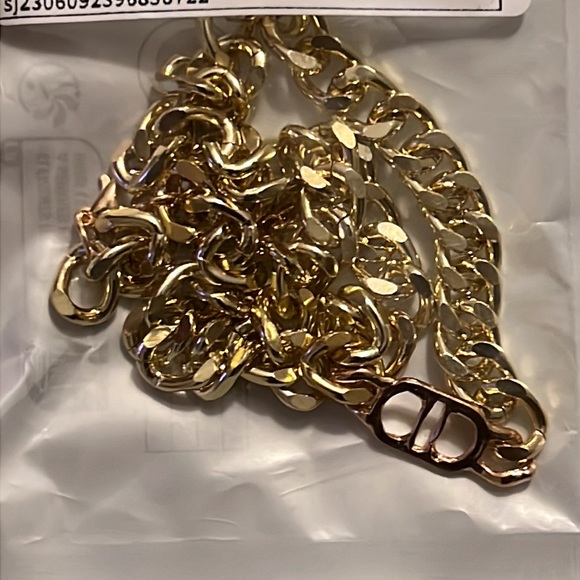 NEW CD Gold Tone Choker or Necklace CC, CID or Whatever Letter Combo You Want - Picture 6 of 6